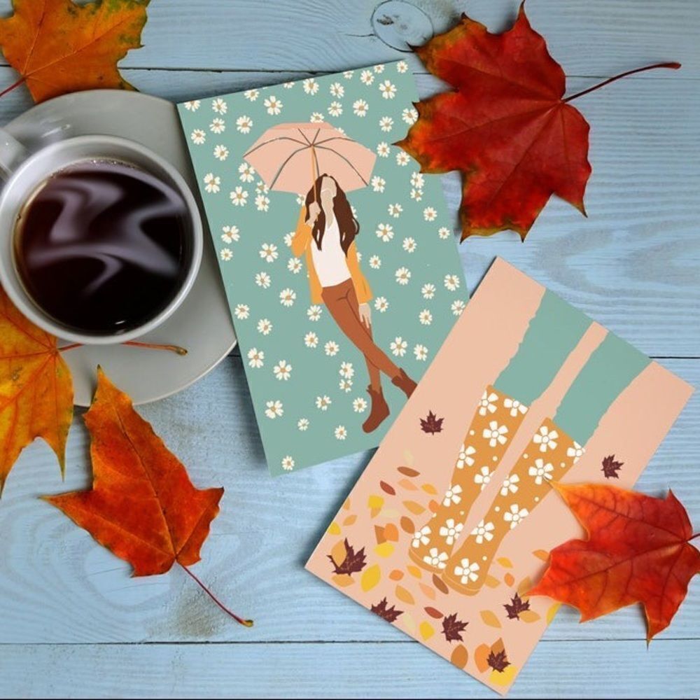 Boho Fall Print Set  5x7 - Picture 6 of 6